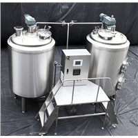 two tanks type steam heated brewery equipment