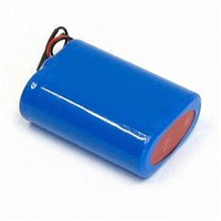 High Power 18500 1400MAH 7.4V Rechargeable Lithium Ion Battery Pack