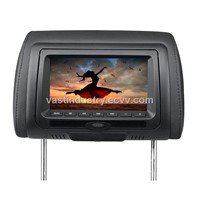 7&amp;quot; Car HD Headrest DVD player with Zipper Cover and built in speakers (HY-745HD)
