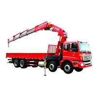 Hydraulic Knuckle Boom Truck Mounted Crane, 16 Ton Truck Loader Crane