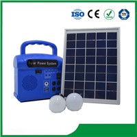 LED Solar Lighting System 10W with Phone Charger, FM Radio and MP3 Selective for Cheap Sale