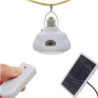 White Round Solar Lamp 24pcs LED Hanging Solar Lamp  with remoting control Emergency Solar Light