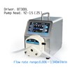 BT100L peristaltic pump with flow rate display