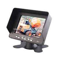 5inch car rear view monitor with 2 channels 640x480 resolution(HY-500)
