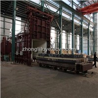 Large scale heat treatment furnace