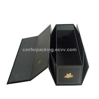 rigid coloring flodable paper gift box, paper folding paper box,wine box