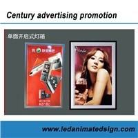 High brightness single side advertising light box for indoor