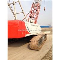 crawler moving type used condition zoomlion 70t cralwer crane hydraulic engine second hand 70t crane