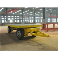 20ft 10T 4 axle lowboy flatbed towing utility full trailer
