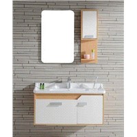 Wall Mounted Oak Wood Bathroom Cabinet