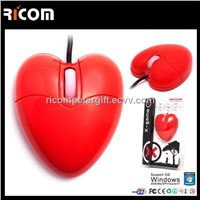 Computer heart shape mouse,optical heart mouse,Body Organ shape mouse--MO7009