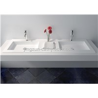 Modern Design Artificial Stone Composite Resin Handmade Wash Counter-top Basin-JZ9029