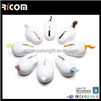 Animal Tail Wireless Mouse,Rabbit Wireless Mouse,Egg Shape Wireless Mouse