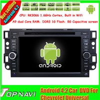7'' Capacitive Android 4.2  Car stereo Chevrolet Universal dvd gps navi  radio wifi 3g ipod