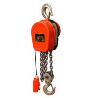 High efficiency single speed electric/block chain hoist
