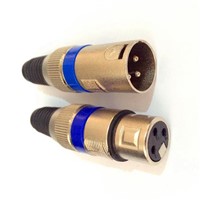 XLR audio connector/cannon plug/microphone connector/speakon connector/Neutrik type