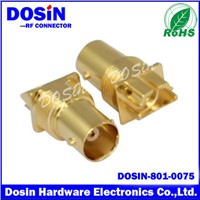 Gold Plated 50ohm 75ohm brass straight BNC Connector BNC jack Connector