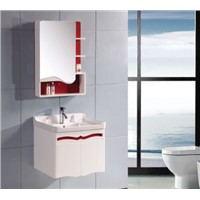 Modern bathroom cabinet with mirror OGF302