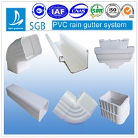 2015 New PVC rain gutter and downspout for drainage system