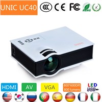 2015 New Mini Pico Projector UC40 For Home Theater LED Beamer Multimedia Proyector