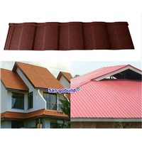 Galvanized Bent Types Roofing Sheets Stone Coated Steel Roofing Tiles Price