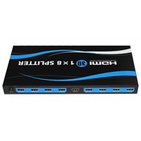 1x 8 HDMI Splitter 3D TV Supported