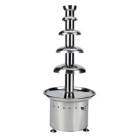 5tiers commercial chocolate fountain/chocolate fondue machine/CF44P FOUR STAR