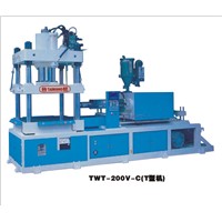 200V Vertical clamping horizontal injection molding machine