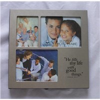 metal picture frame for 3 pictures