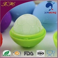 promotion gift football shape silicone ice ball tray