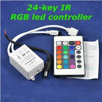 DC12-24V 24key Remote IR Controller for RGB LED Strip