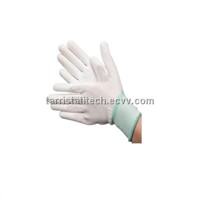 cleanroom PU palm fit glove