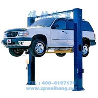 lifting machine Two post double-cylinder clear floor hydraulic lift/low ceiling car lift