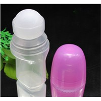 Empty Refillable Plastic Roll On Bottle For Antiperspirant