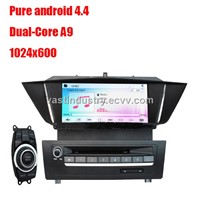 Android4.4 car dvd player with 1024 * 600 resolution for BMW X1 E84  with mirror link DVR