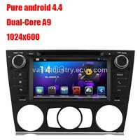 Android4.4 car dvd player with 1024 * 600 resolution for BMW E90 with mirror link DVR