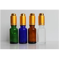 Glass Amber Essential Oil Bottle