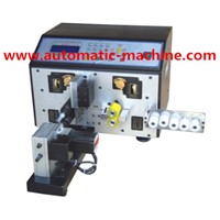 Automatic Digital wire Cutting&amp;amp; Stripping Wire Twisting machine (once cut two) TATL-RY-220+T