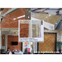 Direct factory price composite building material faux stone plastic composite wall panel