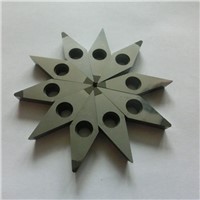 PCD cutting insert for processing high silicon alloy