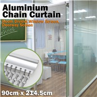 Decorative Aluminum Hanging Chain Fly Screen / Aluminum Chain Curtain