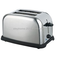 Hot sell 850W 2 Slice Stainless Steel Toaster(Model No.:ST-0201)