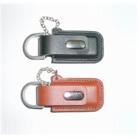 high quality mini Leather USB flash drive,factory price