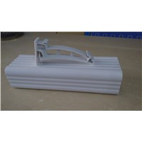 China plastic rain gutter for square roof gutter components