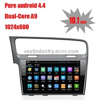 10.1&amp;quot; Android 4.4 car audio for VW golf 7 with 1024 * 600 resolution and DVR camera input