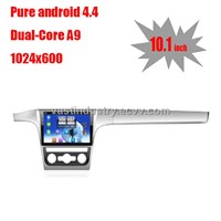 10.1&amp;quot; Android 4.4 car navigation for vw passat  with 1024 * 600 resolution and DVR camera input