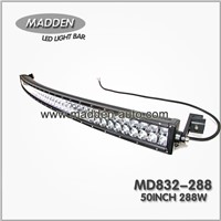50 Inch 288W Double Row Curved LED Light Bar