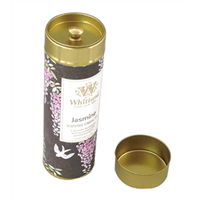 wholesale tea tin container with plug lid