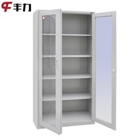 knocked down swing and sliding glass door photo storage cabinet