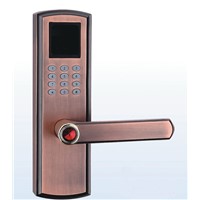 Fingerprint door lockopened by fingerprint and password